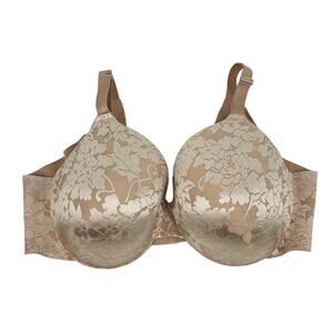 Soma Vanishing Back Full Coverage Underwire Floral Lace Bra Size 42DD